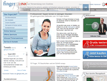 Tablet Screenshot of fingerlink.com